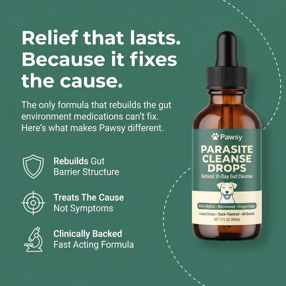 Pawsy™ Parasite Cleanse Drops